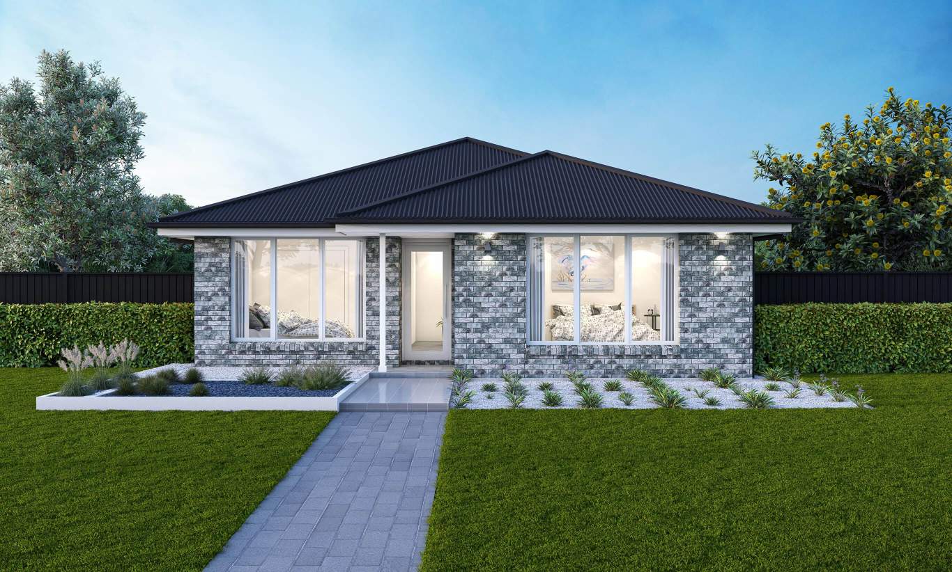 Crystal 14 Single Storey House Design Classic Facade