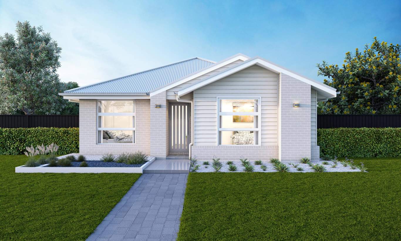 Crystal 14 Single Storey House Design Newport Facade