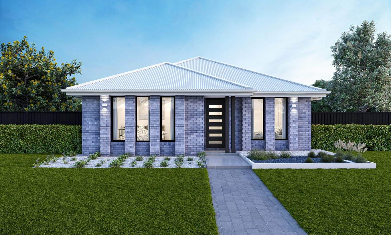 Crystal 14 Single Storey House Design Grange Facade