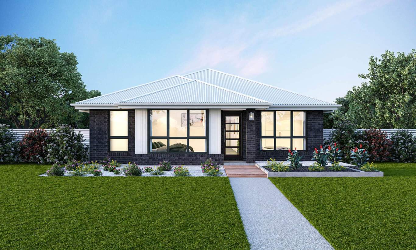 Eden 13 - Single Storey Home Design Boardwalk Facade