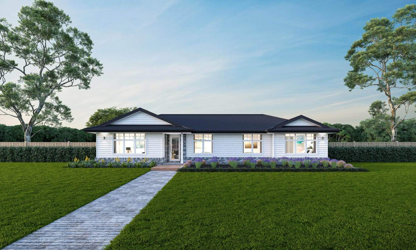 Hillwood-15-single-storey-home-design-Hamptons-facade