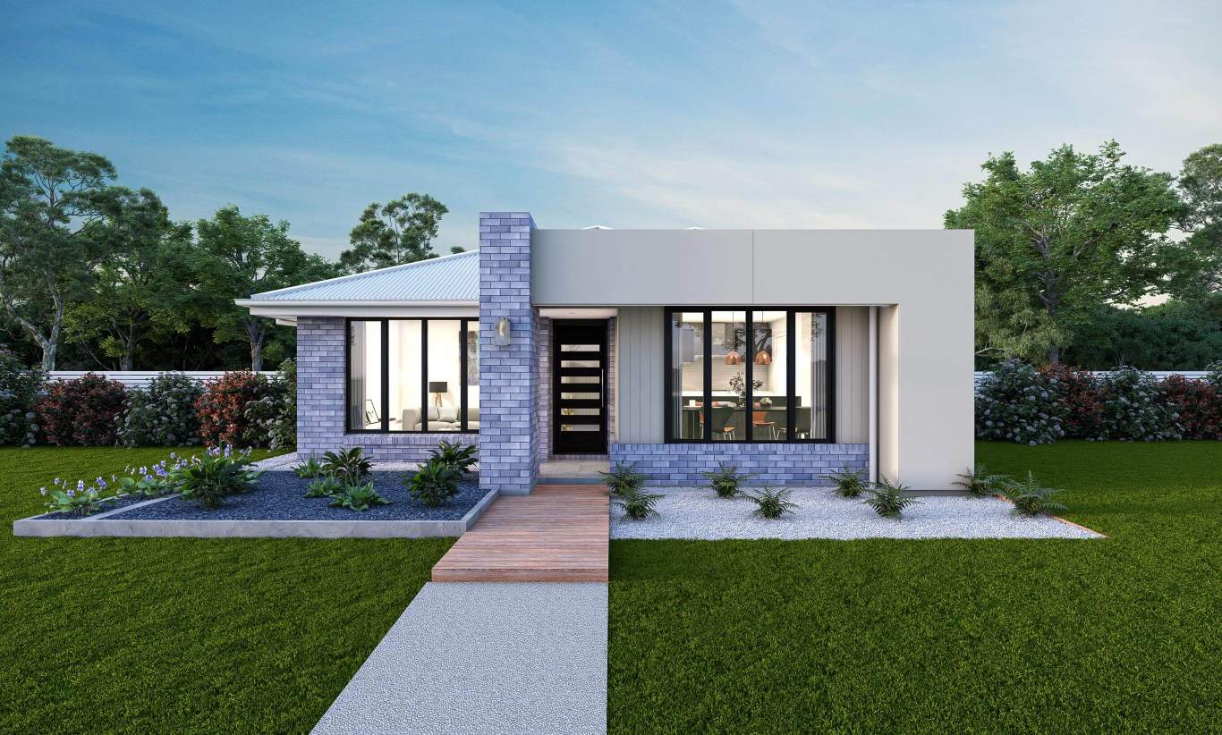 Jade 14 Single Storey Home Design Contempo Facade