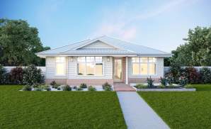 Eden 13 - Single Storey Home Design Hampton Facade