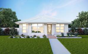 Eden 13 - Single Storey Home Design Saxon Facade