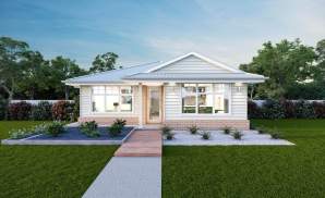 Jade 14 Single Storey Home Design Hamptons Facade