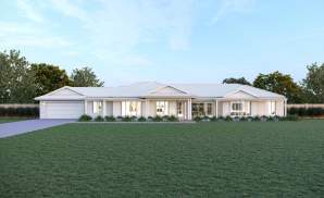 Shearwater 34 -Newhaven Facade with Verandah Coastal Style