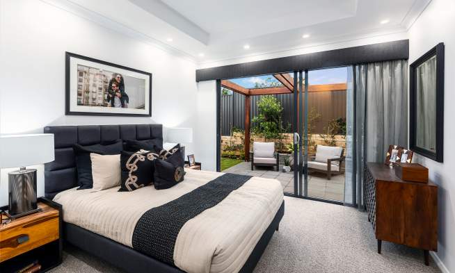 Master Bedroom - Bordeaux Urban Home Design - McDonald Jones