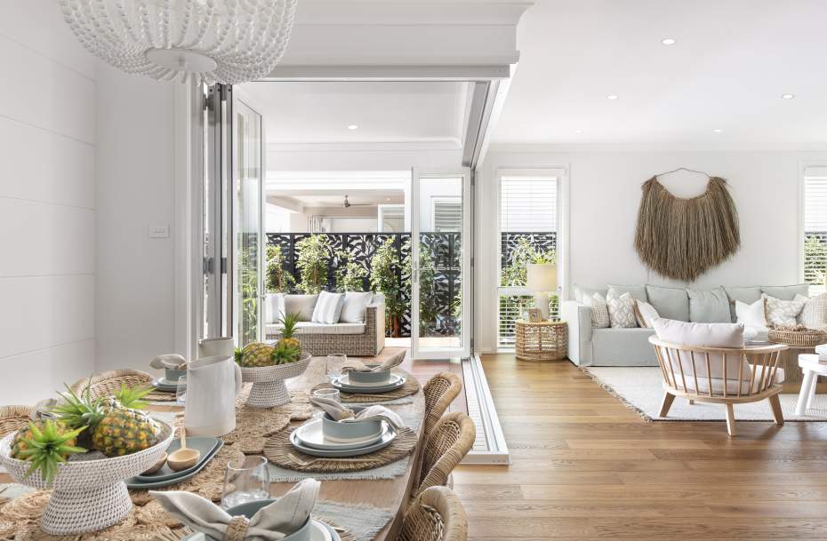 Dining-Living-Alfresco-Display Home-Coolum One