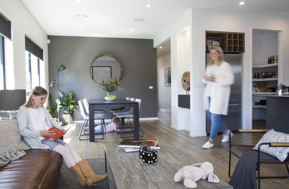 Family Room - Albany Home Design by Wilson Homes