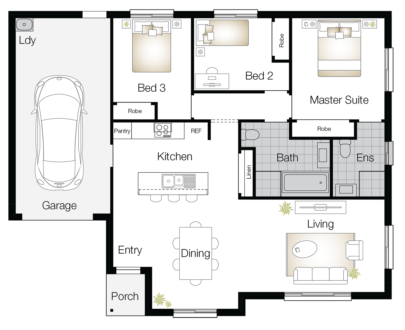 Crestwood - Single Storey Floor Plan - Wilson Homes