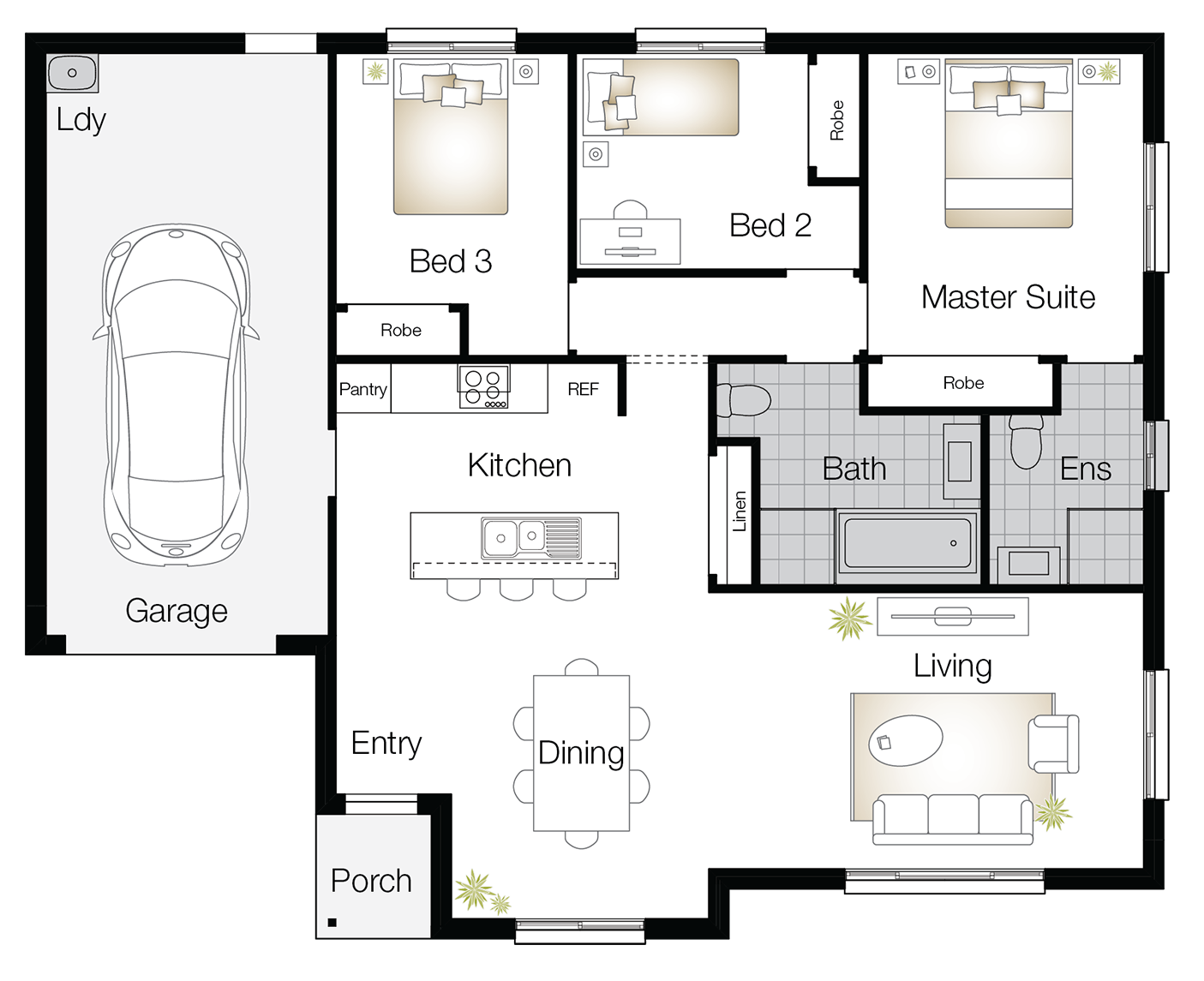 Crestwood Floor Plan Crestwood - Single Storey Floor Plan - Wilson Homes