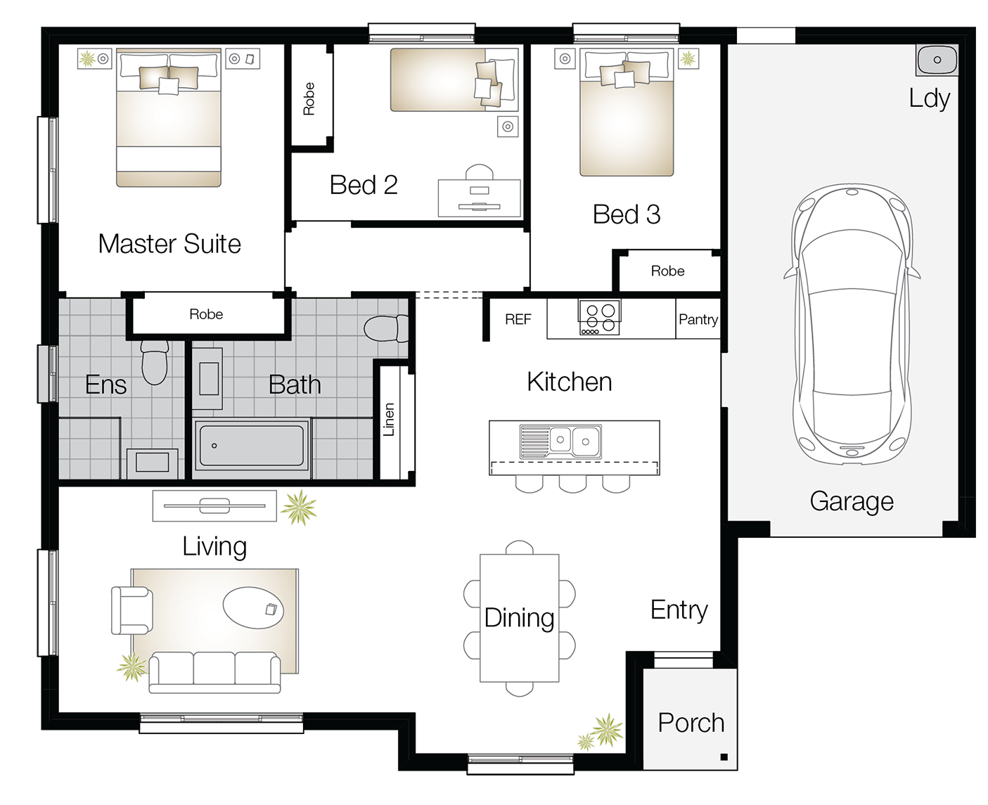 Crestwood Floor Plan Crestwood - Single Storey Floor Plan - Wilson Homes