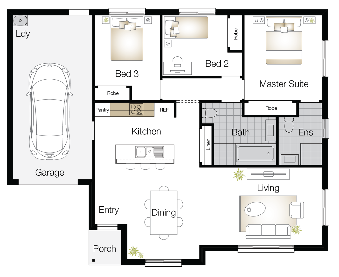 Crestwood Floor Plan Upgrade Crestwood – Single Storey Floor Plan Upgrade - Wilson Homes
