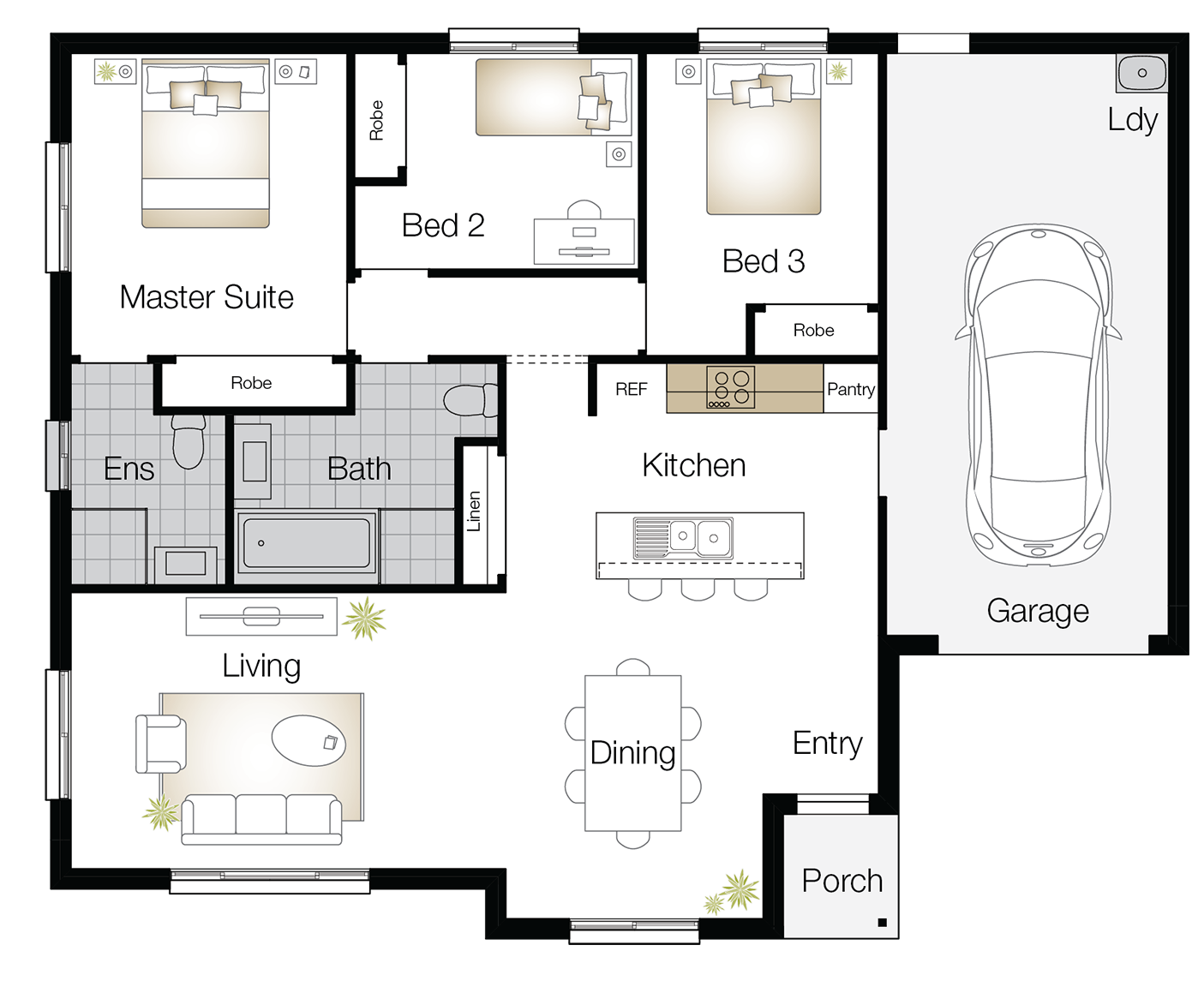 Crestwood Floor Plan Upgrade Crestwood – Single Storey Floor Plan Upgrade - Wilson Homes