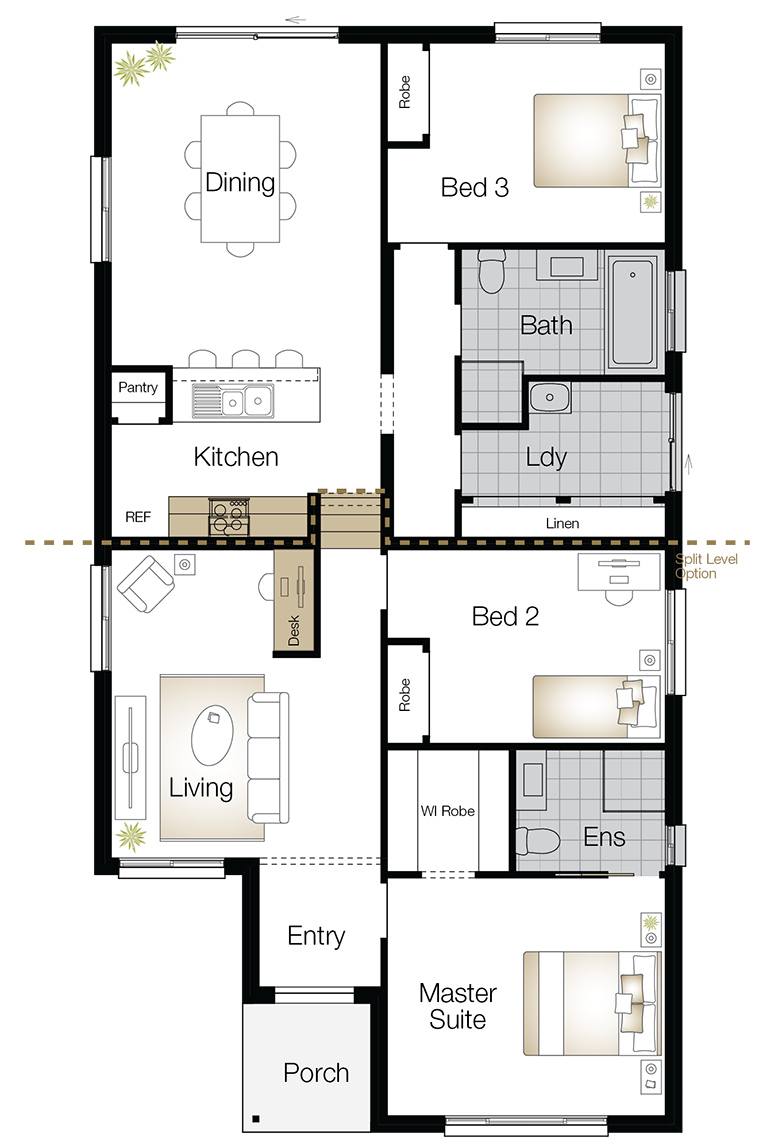 Jamison One Floor Plan Upgrade Jamison One – Single Storey Floor Plan Upgrade - Wilson Homes