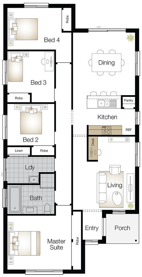 Jamison Two Floor Plan Upgrade Jamison Two – Single Storey Floor Plan Upgrade - Wilson Homes