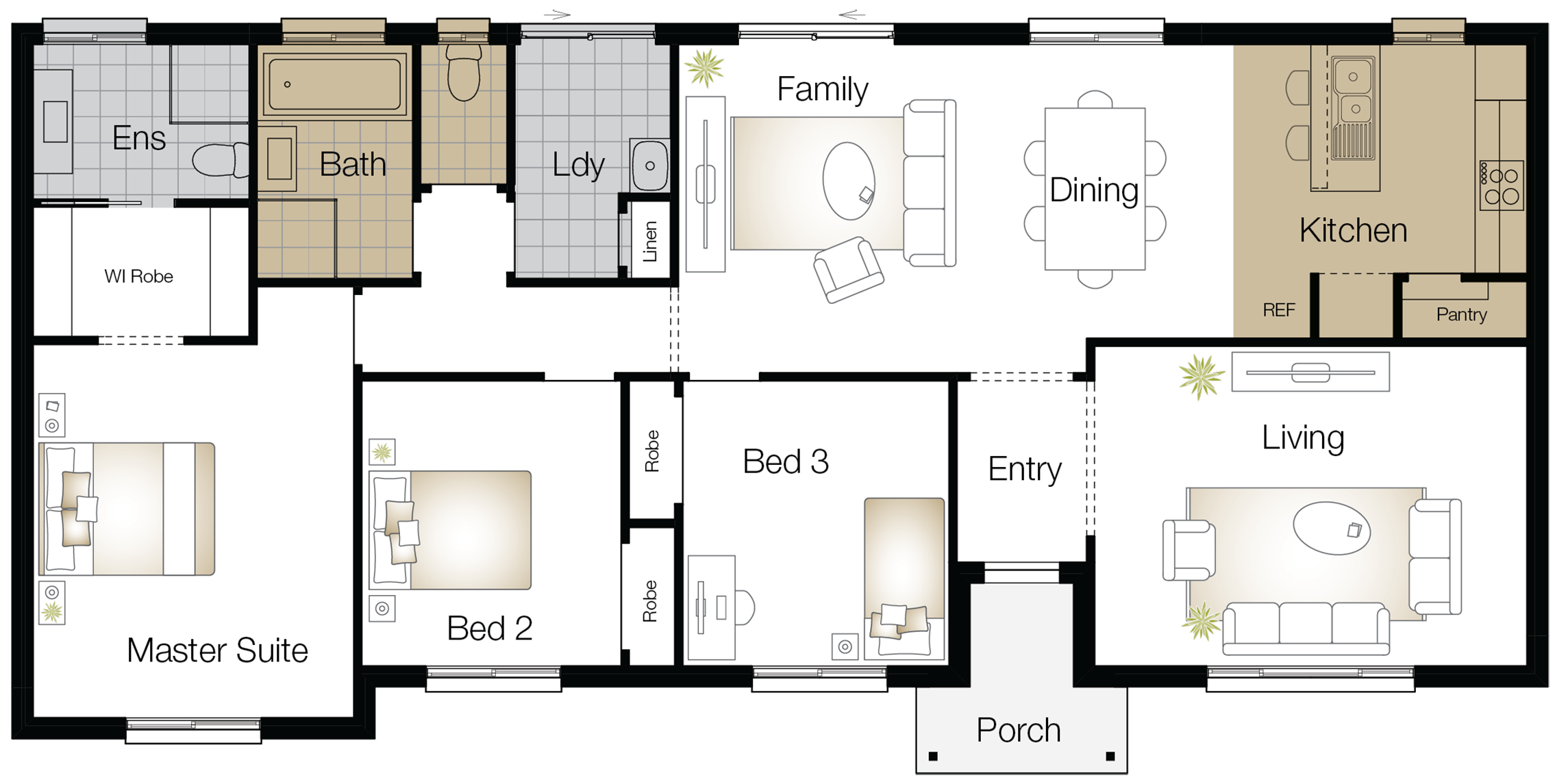 Kingston Two Floor Plan Upgrade Kingston Two – Single Storey Floor Plan Upgrade - Wilson Homes