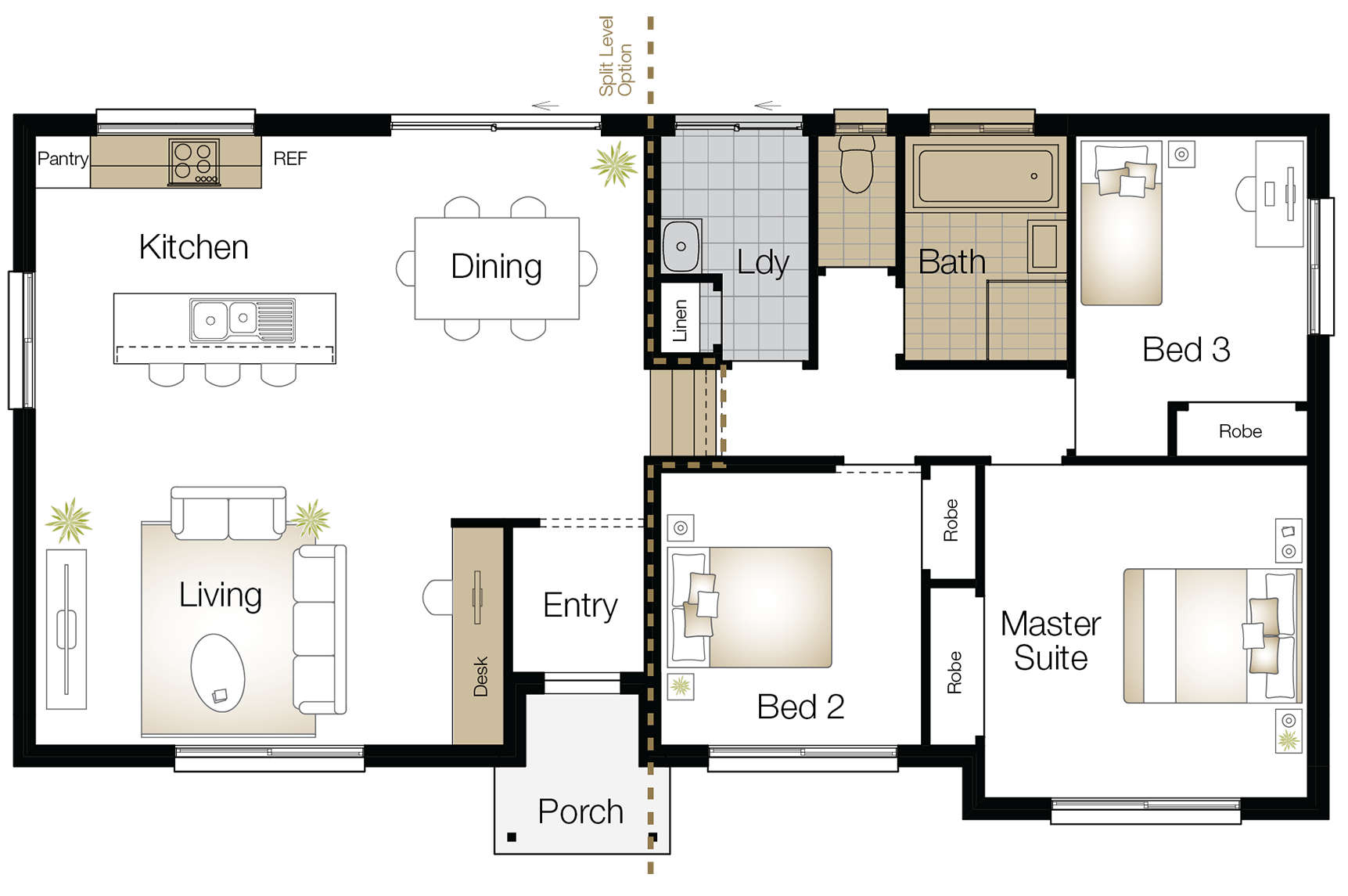 Throsby Floor Plan Upgrade Throsby – Single Storey Floor Plan - Wilson Homes
