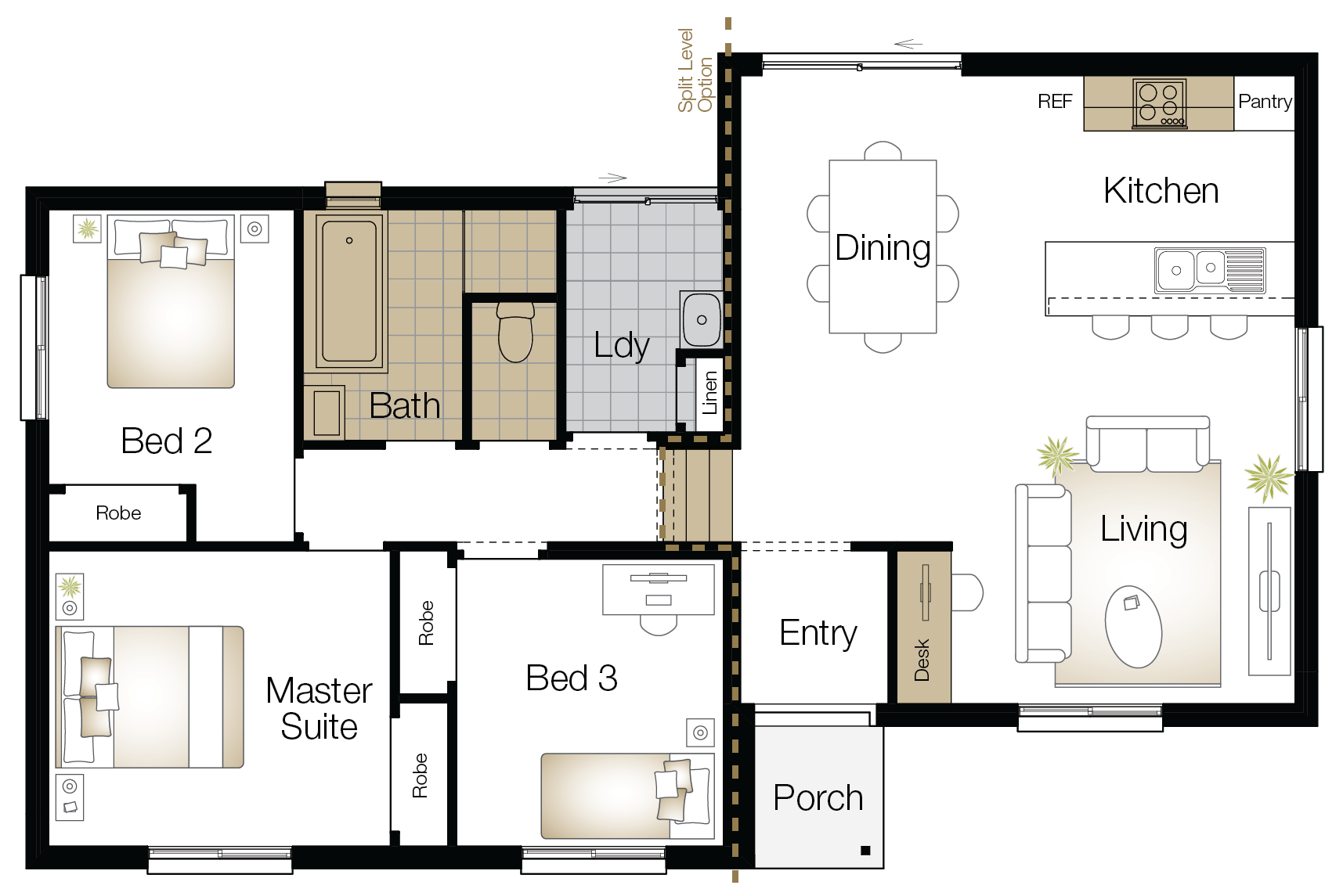 Vasey Floor Plan -Upgrade Vasey - Single Storey Floor Plan - Upgrade - Wilson Homes