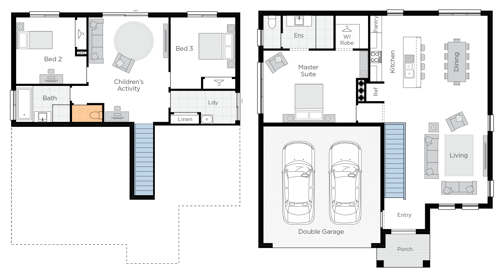 Anchorage Three Upgrade floorplan lhs 