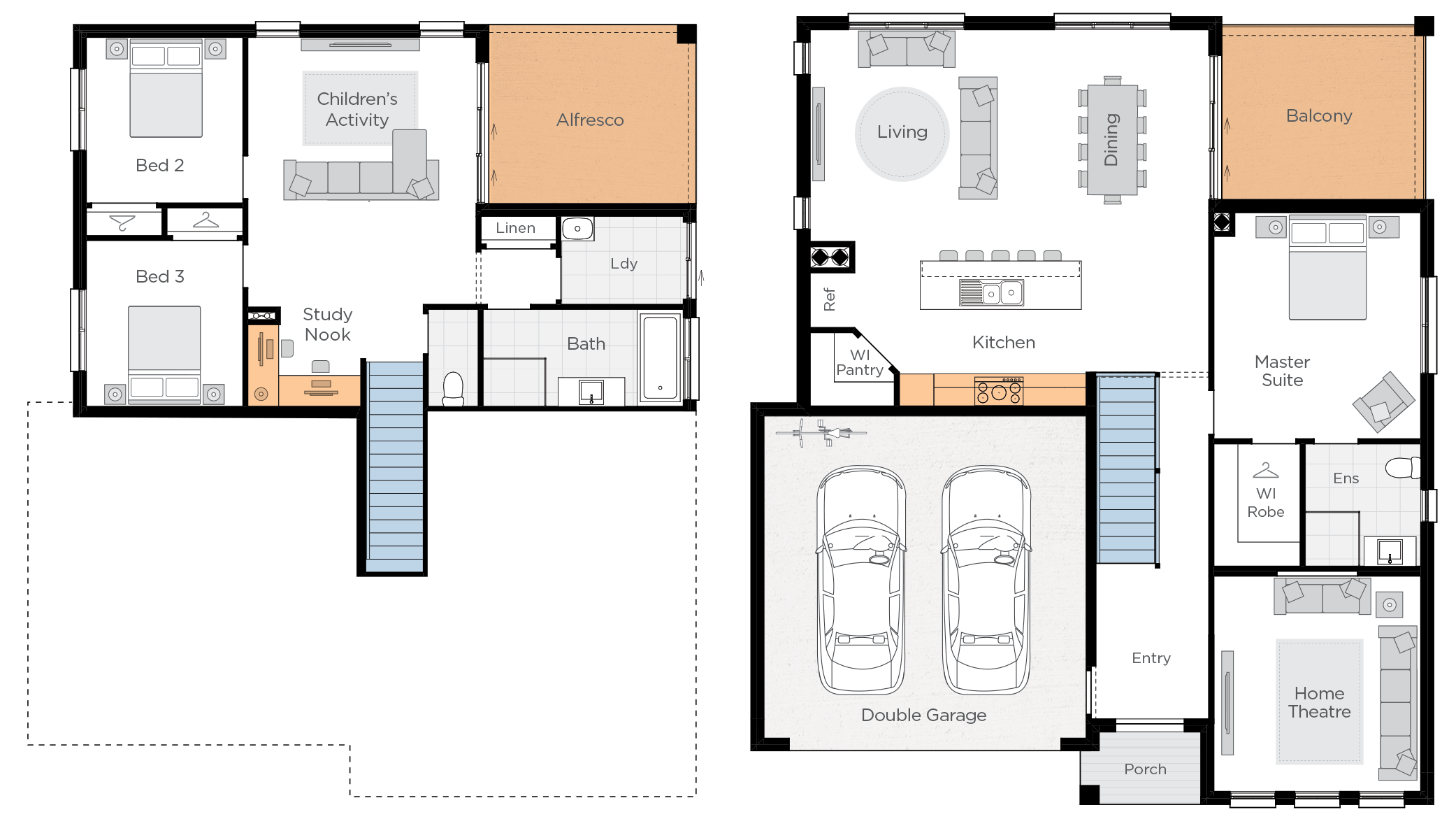 Freshwater One Upgrade floorplan lhs 